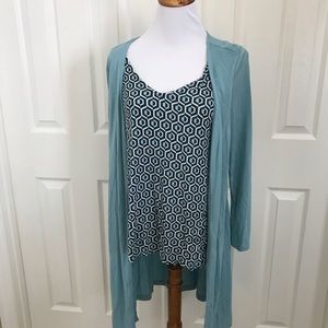 Time and tru tunic top small blue